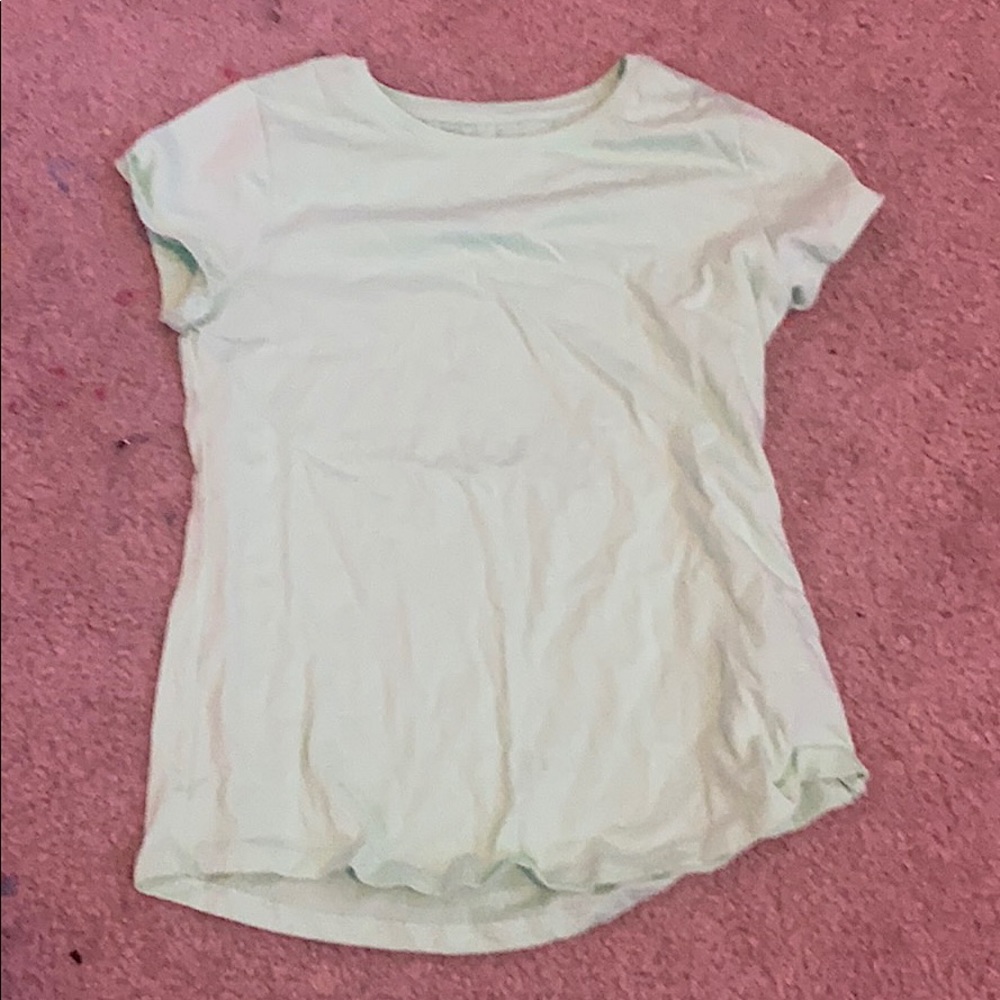 green t shirt